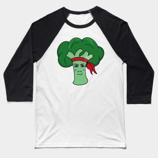 Ninja broccoli chad wearing a bandana Baseball T-Shirt